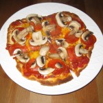 Pan-Fried Pizza: Pepperoni and Mushroom